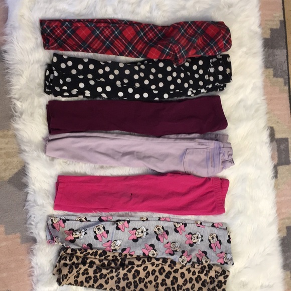 Girls size 5/6 leggings lot - Picture 1 of 4
